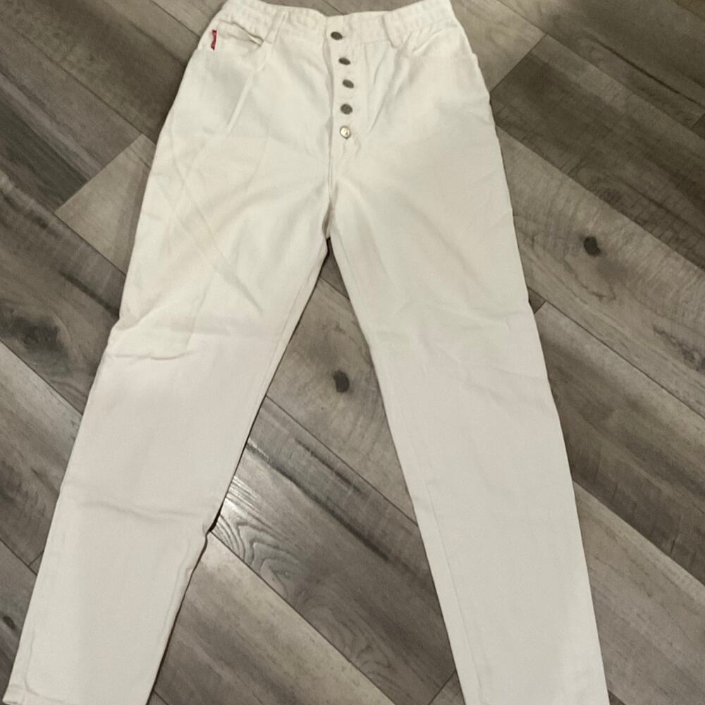 Vintage rare, original bongo button‎ butterfly jeans, high waisted size 11